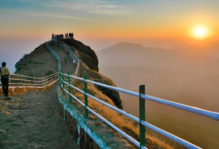 Sunset from the ghats — Khandala Sunset Point near Lonavala