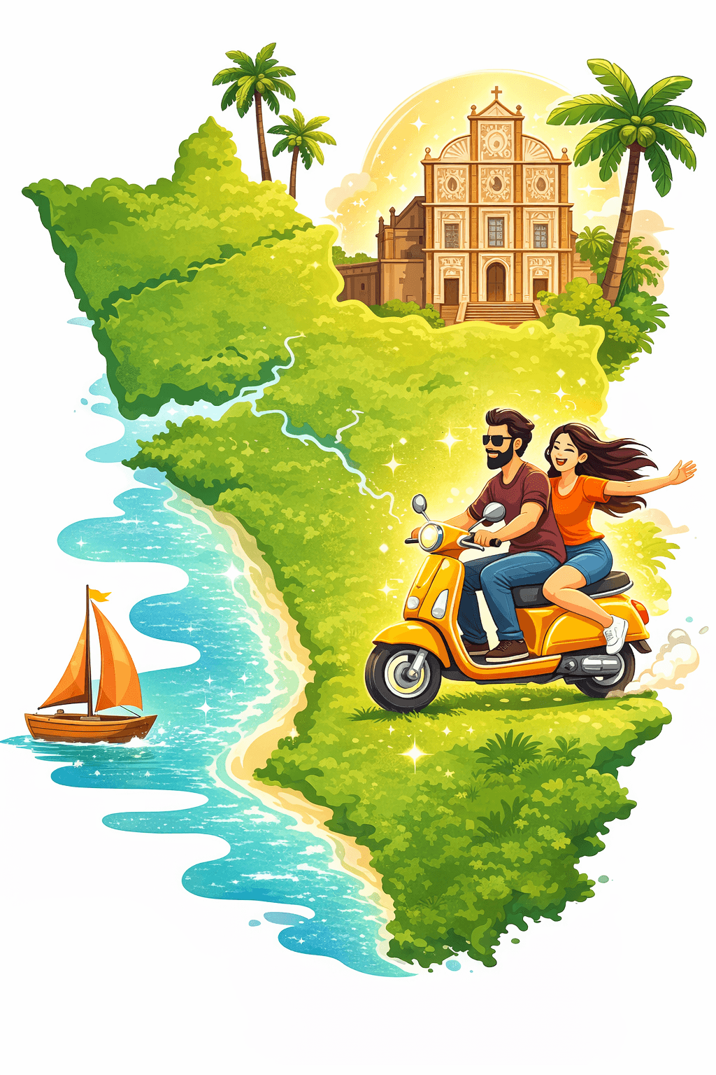 Sample Goa corporate offsite itinerary visual