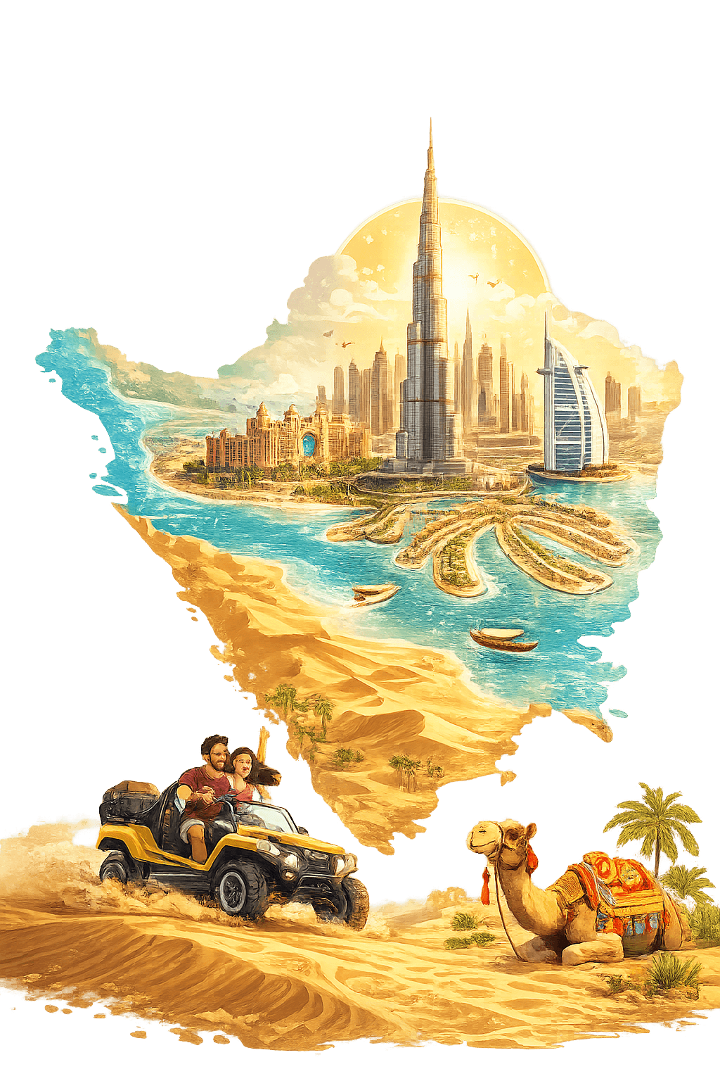 Dubai offsite itinerary visual