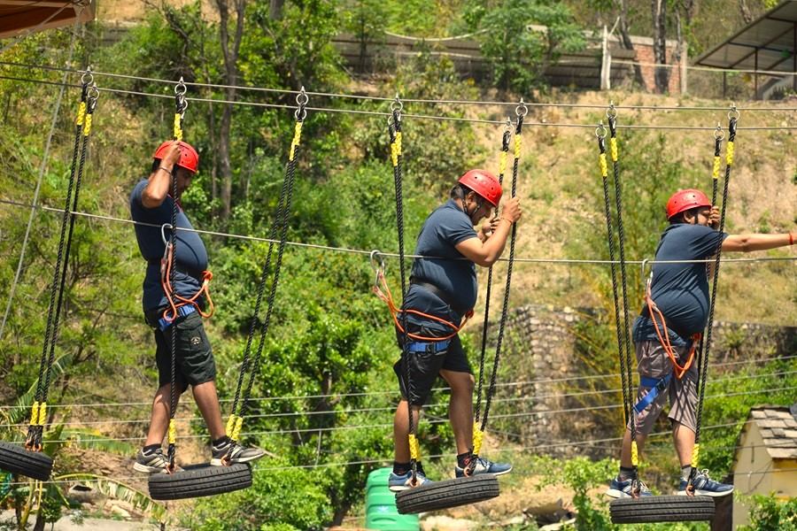 Outdoor exploration and nature context around Rishikesh for optional trail walks during offsites